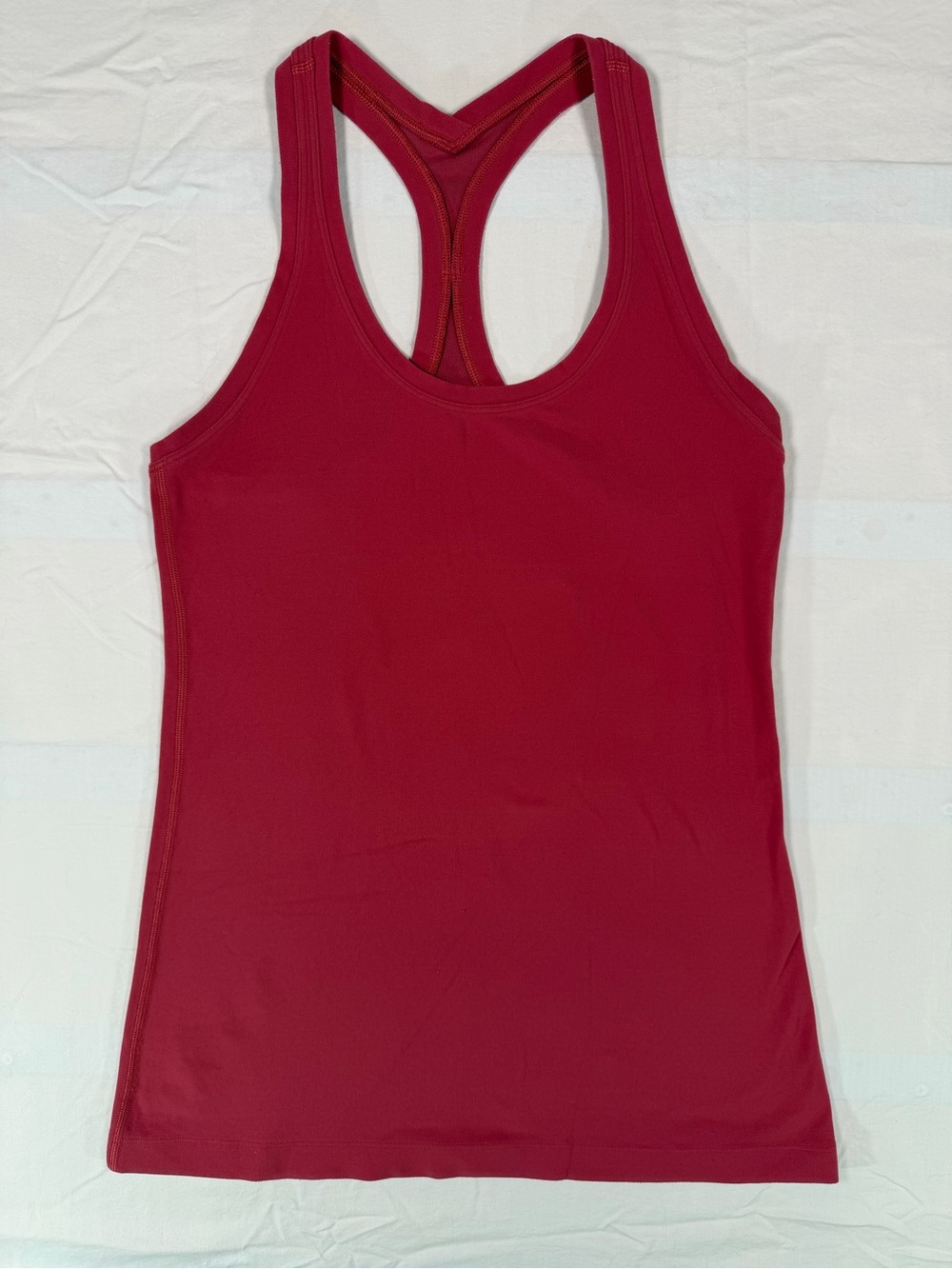 Lululemon Cool Racerback Tank Top Womens M Pink Yoga Running Athletic